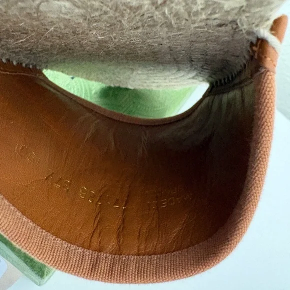 ❌sold-Gucci Women's Brown Espadrille Slides Size 37.5 - Picture 7 of 7